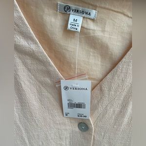 Versona Short Sleeve Button Up dress